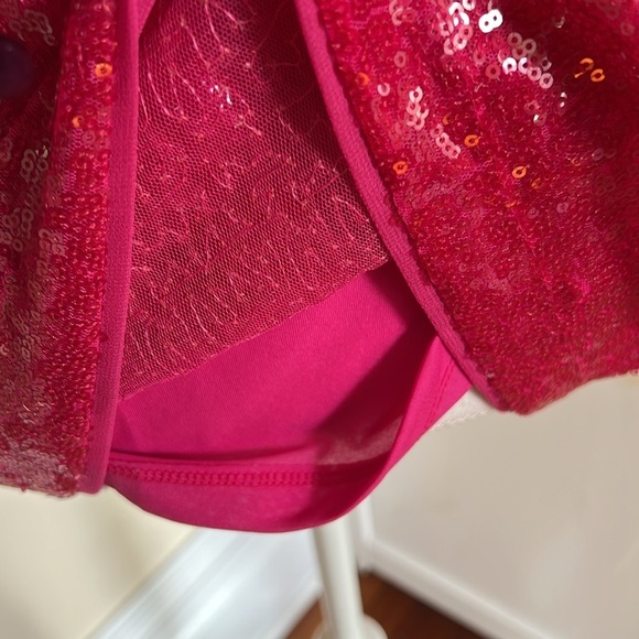 Charter Club Sparkling "Berry Cool" Pink Sequins T-Shirt - NWT - Size XL - Picture 5 of 10